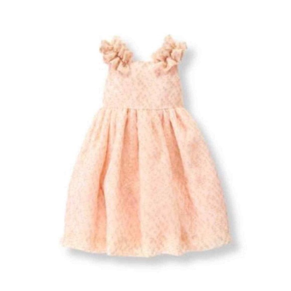 Janie and Jack center stage blush gold tulle dress NWT 2T - Picture 3 of 4